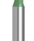 1 Pc 1/4 Inch Shank T Slot Cutter Router Bit For Precision Woodworking with a green coating and silver shank, ideal for cabinet making.