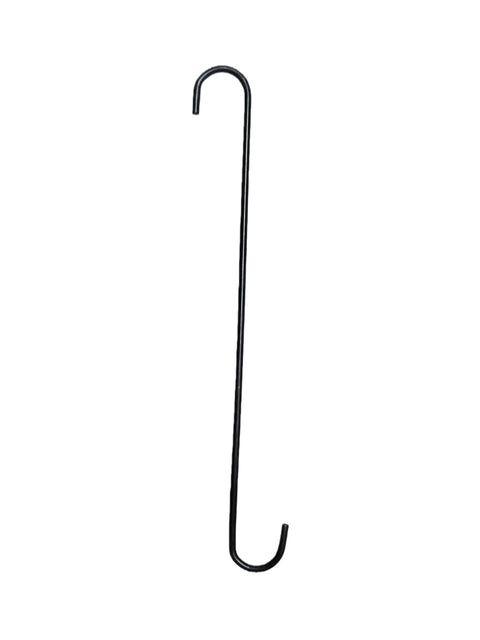 Twenty Eight Pack Badass Twelve Inch Wire S Hooks Engineered For Heavy Duty Powder Coating And Spray Painting Jobs While Keeping Your Shop Gear Tidy And Secure, single black hook