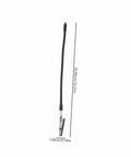 Soldering Help Hand Clamp With 360 Degree Rotation, flexible arm, 26cm long, black stainless steel and plastic, crimping function
