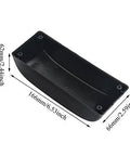 Built Tough Plastic Controller Box For Electric Mountain Bikes Featuring Rugged Lithium Battery Enclosure Case visible in black with dimensions.