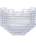 Heavy Duty Steel Web Stopper For Photoelectric Smoke Detector Vandal Proof Alarm Shield Built Tough As Nails Holds Up Hella Well Under Pressure, white steel mesh housing.