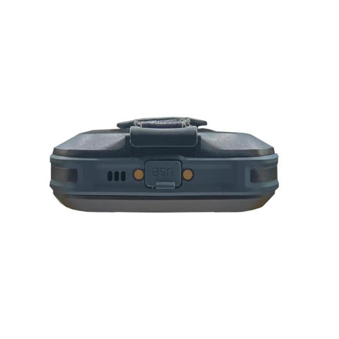 Kickass Rugged Terminal With 5 Inch Gorilla Glass And Snappy 2d Barcode Scanner Made For Zero Fuss Warehouse Scanning On Android 12 With Nfc – side view showing USB port and rugged design.