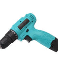 Built Tough 12V Cordless Drill With 25 Plus 1 Torque Settings And Dual Speed Modes view from side highlighting the drill's lightweight design.