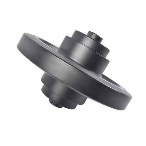 No Sweat Heavy Duty Rear Idler Replacement T140 T180 T190 T200 T250 T300 T320 T550 T590 solid steel idler roller close-up view.