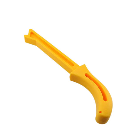 Yellow Woodworking Push Stick For Table Saw With Ergonomic ABS Handle, Durable Carpenter Safety Tool For Precise Narrow Cuts And Fine Control