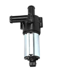 Keep Your Ride Cool With This Top Shelf 12 Volt Auxiliary Coolant Pump showing a detailed view of its motor and connectors.