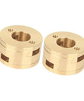 Heavy Duty 16Mm T8 Z Axis Screw Couplers For 3D Printers, Smooth Oldham Joint Couplings Fit Creality Ender 3 V2 Pro And CR10s Series To Curb The Wobble And Boost Printing Speed And Accuracy Without Breakdowns Or Glitches, brass couplers
