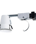 4 Inch Steel Recessed Lighting Housing For Quick No Frills Remodel In A Shallow Ceiling Low Voltage Air Tight Design With No Insulation Contact Four Remodel Clips Ready For MR16 Bulbs Up To 50 Watt