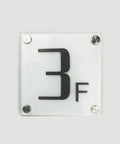 Acrylic sign mounted with standoff screws; Standoff Screws For Acrylic Signs Three Quarters By One Inch Stainless Steel Wall Mount Hardware