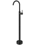 Oil Rubbed Bronze Freestanding Tub Filler With Single Lever Handle Floor Mounted Brass Bath Faucet All Metal Solid Brass Construction