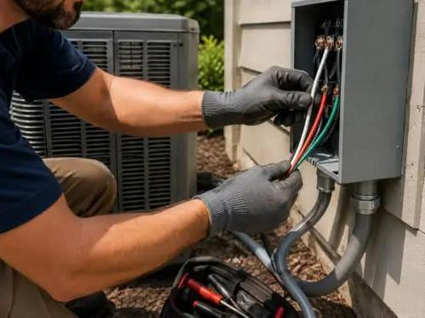 Top Tier Thhn Electrical Wire Featuring Six Awg White Black And Red Combined With Eight Awg Green Ground Stranded Copper Build Ul Certified For Rapid Shop Fixes Boss Level 25 Foot Spool Ready being installed into a panel.