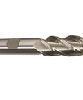 End mill, Drill America DWCF318-LCC, HSS, 4-flute, long, center-cutting, 1/2 in x 1/2 in