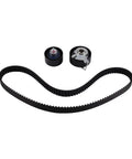 Premium Timing Belt Kit Compatible With Peugeot 206 207 307 308 408 2008 301 Citroen C3 C4 Berlingo Fits A21K 0831L6 black belt with two tensioners