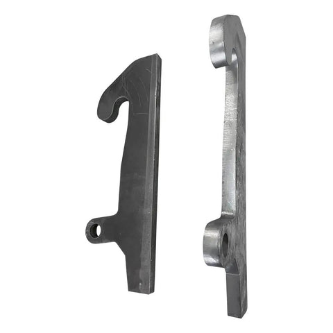 1 Pair Blank 418 Quick Attachments For Loader Mounts With 4 Wear Ears For Top Hook Built Tough Made In The USA Durable CNC Cut Steel