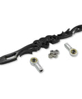 Badass Black Skull Shift Linkage For Harley Softail Models 6061 Billet Aluminum 12 Inch Length Extends To Sixteen Point Five Inches Center To Center Mounts Three Inches Longer Than OEM Durable Fit For Dyna Glide Flht Flhr Fxdwg, black skull shifter linkage and rod ends