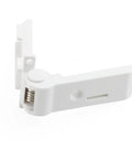 Rugged RV Fridge Freezer Compartment Hinge Replacement for Dometic Fridge White Durable Motorhome Caravan Refrigerator Hinge Part