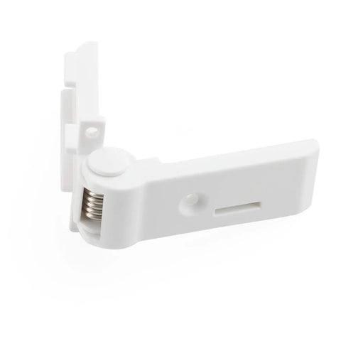 Rugged RV Fridge Freezer Compartment Hinge Replacement for Dometic Fridge White Durable Motorhome Caravan Refrigerator Hinge Part