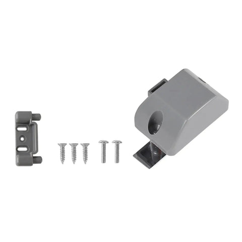 Push Button Cabinet Latch Lock For Yachts And RVs Keyless Cupboard Catch with screws and mounting plate