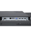Back panel connections of 75 Inch 4K Ultra HD Digital Signage IPS LED Display with ports for easy access and installation.