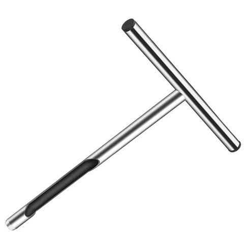 Stainless Steel Tubular Soil Probe For Lawn And Garden Sampling Lightweight Grab And Go Compact Design T Style Handle Ergonomic Grip