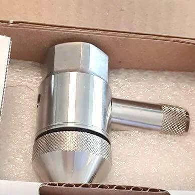 Waterjet IDE II diamond cutting head assembly (.013), silver metal body, Amazon brand.