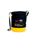 Canvas Spill Control Safe Bucket With Six D Ring Points And A Durable Hook And Loop Closure For Quick Worksite Use, 100 Lb Load Rating, Puncture Resistant Bottom Plate