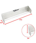 Wall Mounted Tie Down Hanger Rack For Enclosed Trailers And Garage Storage, Aluminum Organizer, 17x3x3 inches, Silver, Made In USA