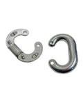 Built Like A Tank Drop Forged 3 4 Inch Marine Grade Stainless Steel 316 Chain Connecting Link with 4400 Lbs Working Load Limit for rigging tasks.
