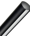 Close-up view of 24 Inch Integrated LED Bathroom Wall Light With Slim Profile And Up And Down Adjustable Panel Dimmable ELV ETL Certified Black Vanity Fixture