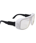 Top Shelf Erbium Laser Safety Glasses For 2700 To 3000Nm Lasers with black arms and clear lenses for reliable eye protection.