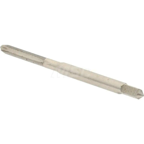 Spiral Point STI Tap For Through Holes, #2-56 UNC, 2 Flutes, Plug Style, High Speed Steel, Bright Finish, 1-7/8 Inch