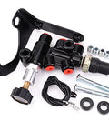 Slick Universal Brake Proportioning Valve Kit With Adjustable Knob And Mounting Bracket Stainless Lines Hot Swap Street Upgrade Rad Stopping Power For Muscle Cars And Trucks with accessories.