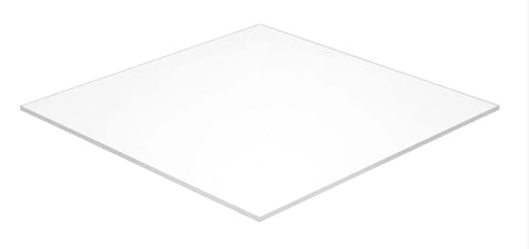 Transparent Polycarbonate Plastic Sheet One Quarter Inch Thick 24 Inch Wide 48 Inch Long Lightweight Shatter Resistant Easy To Cut Bendable