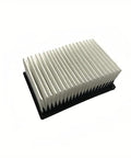 Premium Vacuum Fan Filter Replacement Dead On Fit For Tennant 5680 5700 Floor Scrubber white HEPA filter with pleated design.