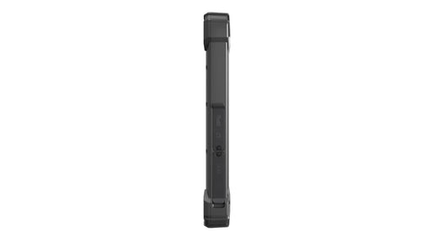 Tough As Nails 10.1 Inch Rugged Windows Tablet With Intel N5100 Processor side view showing durable design and ports for field work.