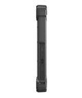 Side view of Serious Grade 10.1 Inch Ruggedized Tablet PC With Windows 11 Hard Hat Ready Industrial Handheld Computer, black design.