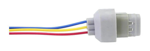 Heavy Duty Automobile Voltage Regulator Connector Wire Harness with red, blue, yellow wires for daily driver electrical needs.