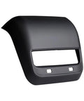 Killer Matte Black Rear Air Vent Protector Fits Tesla Model 3 And Y Center Console Dash Trim Cover detail view from the side.
