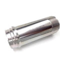 High-pressure waterjet cylinder, stainless steel with threaded end