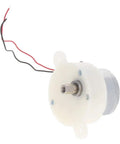 Front view of 2 Pack DC 6V Micro Gear Motors With Dope Compact Reducer For RC Cars And Robots, DIY Toy Builds