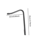 Heavy Duty Workbench Holdfast Clamp Perfect For Carpentry And Cabinet Makers To Secure Wood Projects With Stable Fastening Power For Picture Frames And DIY Shop Builds Made Tough, 22cm x 35cm black metal clamp.
