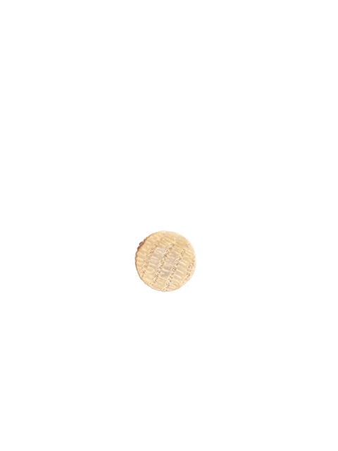Solid Oak Wood Plugs For Holes Three Eighths Inch Diameter Flat Head One And A Quarter Inch Long Handcrafted In The USA Great For Filling Screw Holes And Knot Holes Easy To Install DIY Friendly And Ready To Stain Or Paint, top view