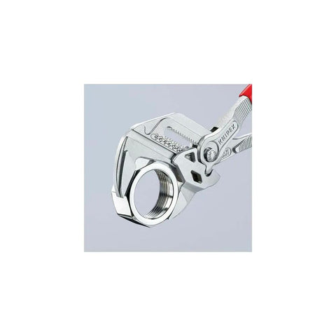 Adjustable Pliers Wrench For Handy Home Repairs And Pro Jobs With Smooth Jaw Action tightening nut close-up