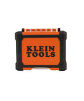 8 Piece Drill Tap Tool Kit For Aluminum Brass Copper Plastic And Mild Steel in orange and black case, front view