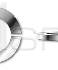 900 Piece Pack Of Number 8 Helical Spring Lock Washers Forged From Tough 304 Stainless Steel To Keep Your Connections Rock Solid And Hang Tough With Zero Wiggle Room Even When Heavy Vibrations Hit Hard. Image showing a polished stainless steel #8 helical spring lock washer.
