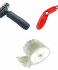High Performance Carpet Patch Repair Kit With Five Inch Star Wheel Seam Roller, Razor Sharp Carpet Knife, and Double Sided Tape.