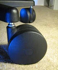 Extra Large Chair Casters 4 Inch Set Of Five For Carpet Replaces Chair Mat Heavy Duty With Smooth Rolling Performance Seven Sixteenth Inch Stem