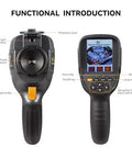 Pro Grade High Resolution Infrared Thermal Imaging Camera 320 By 240 With 3.2 Inch Color Display Model HTI 19 Enhanced 300000 Pixels
