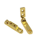 Gold 10 Pack 90 Degree Hinges For Wooden Boxes And Jewelry Boxes Chest And Cabinet Hardware With Screws Zinc Alloy Durable Mounts