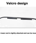 Keep Your EV Port Dry As A Bone With This Hella Tough Magnetic Cover Featuring Waterproof All Season Shield Clear Fit For Steel Bodied Electric Rides In Clean White Finish, showcasing Velcro design for secure attachment.